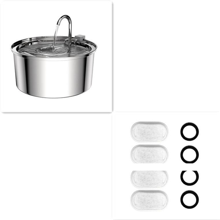 💧 Fontana Automatica per Cani e Gatti in Acciaio Inox – Acqua Fresca e Filtrata 24/7