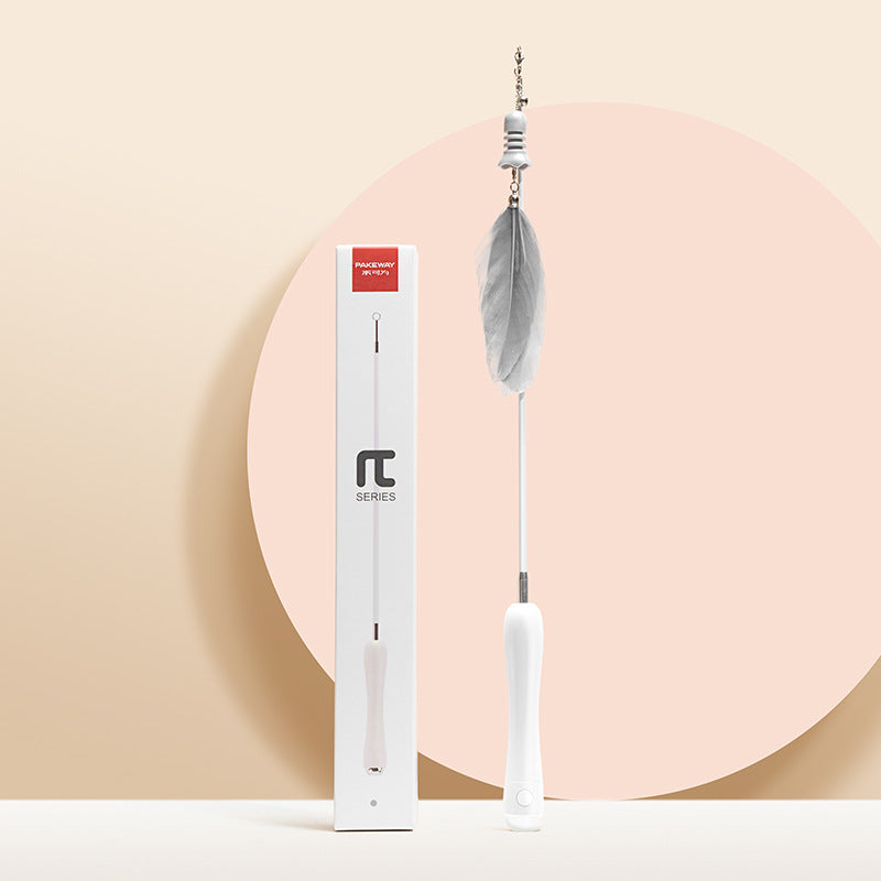 🐱 Set Giocattoli Interattivi per Gatti – Laser + Bacchetta con Piuma Estensibile