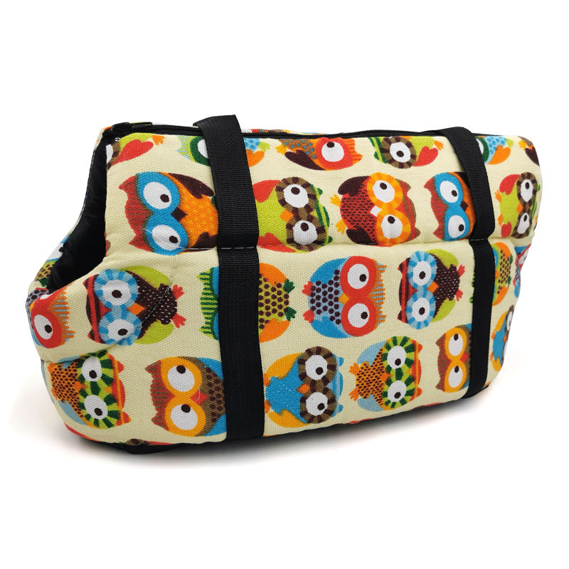 🐱 Borsa a tracolla per gatti e piccoli cani – comoda e traspirant