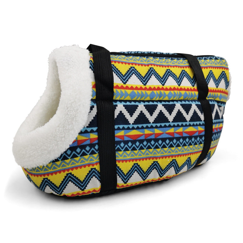 🐱 Borsa a tracolla per gatti e piccoli cani – comoda e traspirant