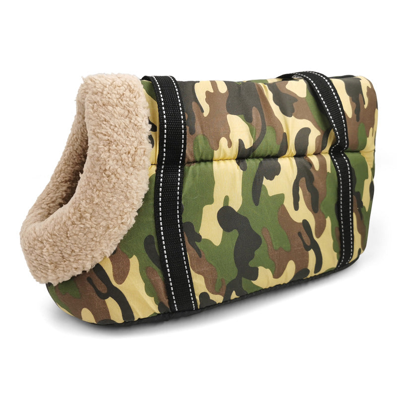 🐱 Borsa a tracolla per gatti e piccoli cani – comoda e traspirant
