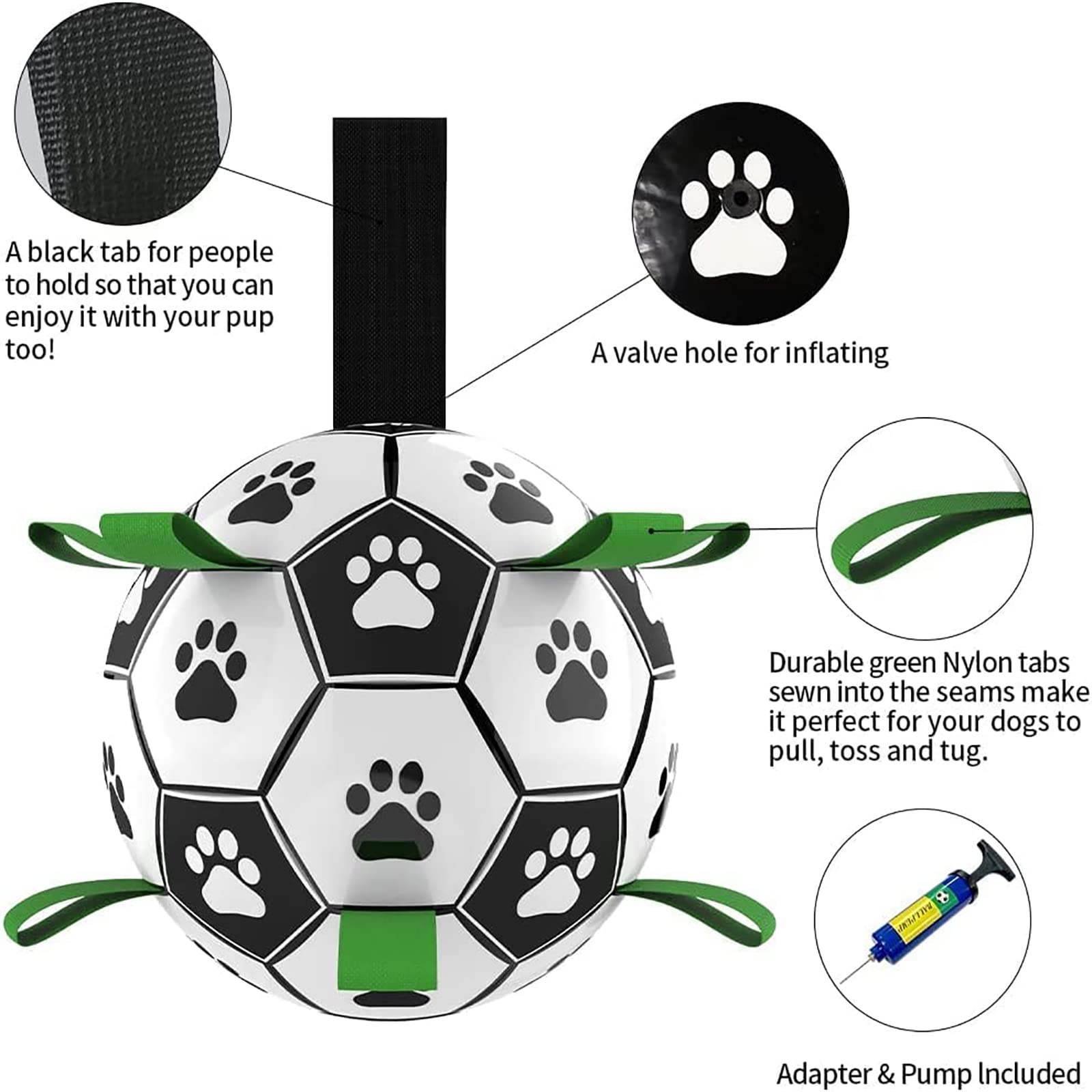 🐶 Pallone interattivo per cani – gioco resistente per addestramento e divertimento