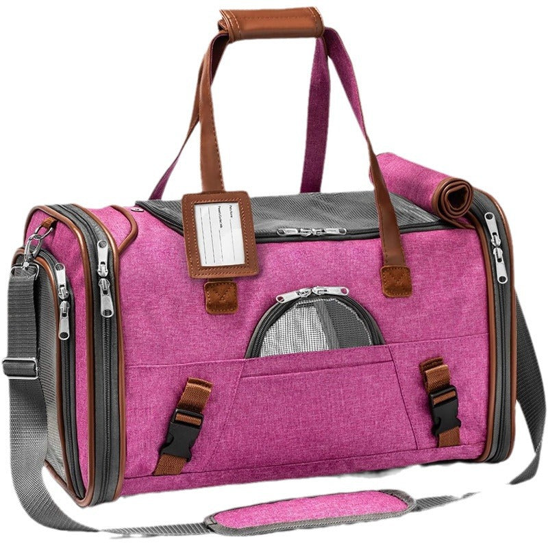 🐶 Borsa trasporto premium per cani e gatti – ideale per viaggi e spostamen