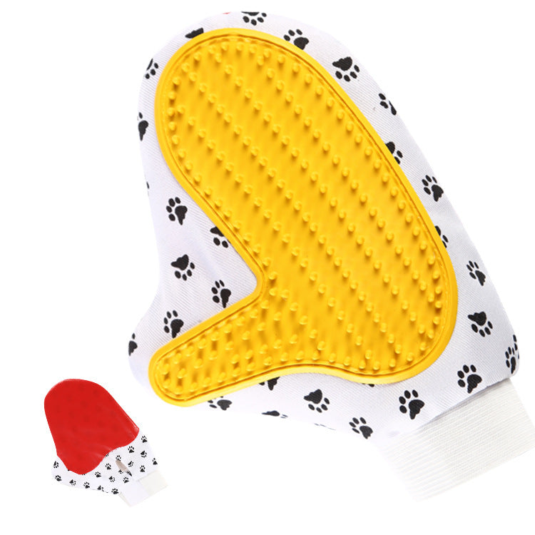 🧤 Guanto spazzola in silicone per cani e gatti – rimuove peli e massaggia delicatamente