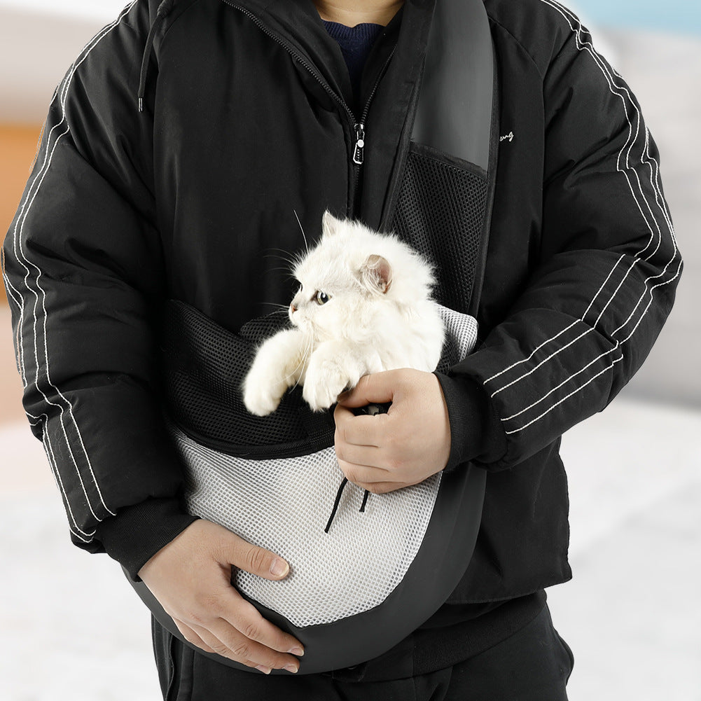 🐶🐱 Borsa a tracolla per cani e gatti – leggera, sicura e comoda fino a 7,5 kg