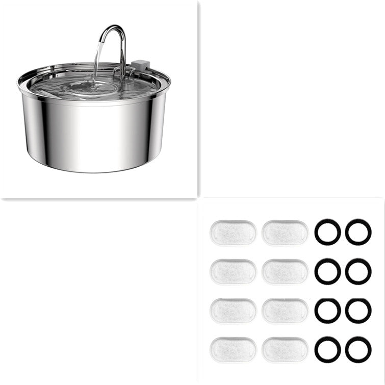 💧 Fontana Automatica per Cani e Gatti in Acciaio Inox – Acqua Fresca e Filtrata 24/7