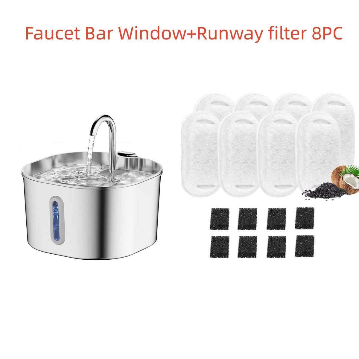 💧 Fontanella Automatica per Gatti e Cani in Acciaio Inox – Distributore d’Acqua con Filtro e Circolazione Continua