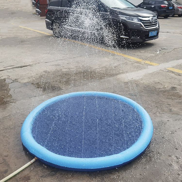 🐶 Tappetino Spruzza-Acqua per Cani – Piscina Gioco Rinfrescante da Giardino