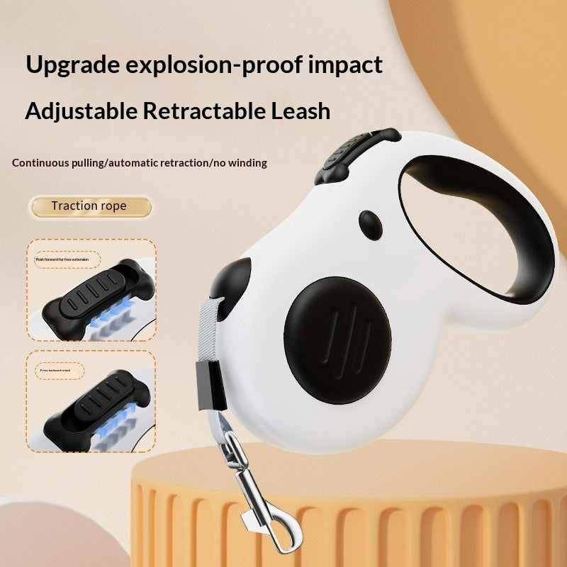 🐶 Guinzaglio Retrattile Automatico per Cani – 5m Anti-Strappo per Passeggiate Sicure