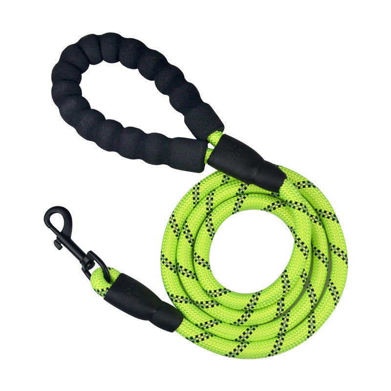 🐶 Guinzaglio resistente riflettente per cani in nylon con impugnatura morbida
