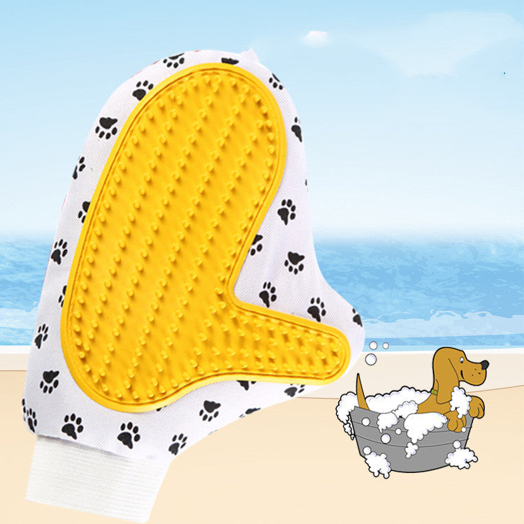 🧤 Guanto spazzola in silicone per cani e gatti – rimuove peli e massaggia delicatamente
