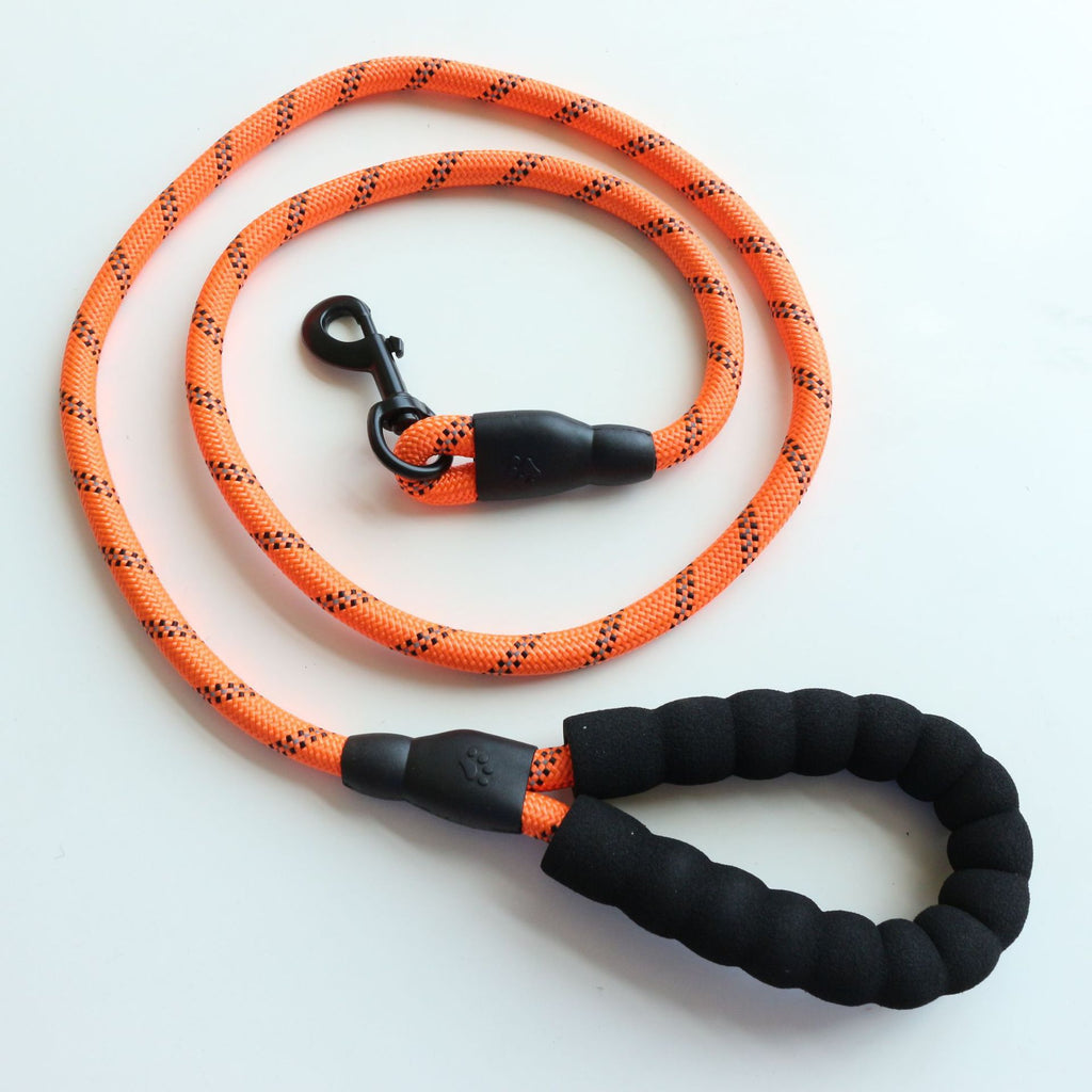 🐶 Guinzaglio resistente riflettente per cani in nylon con impugnatura morbida