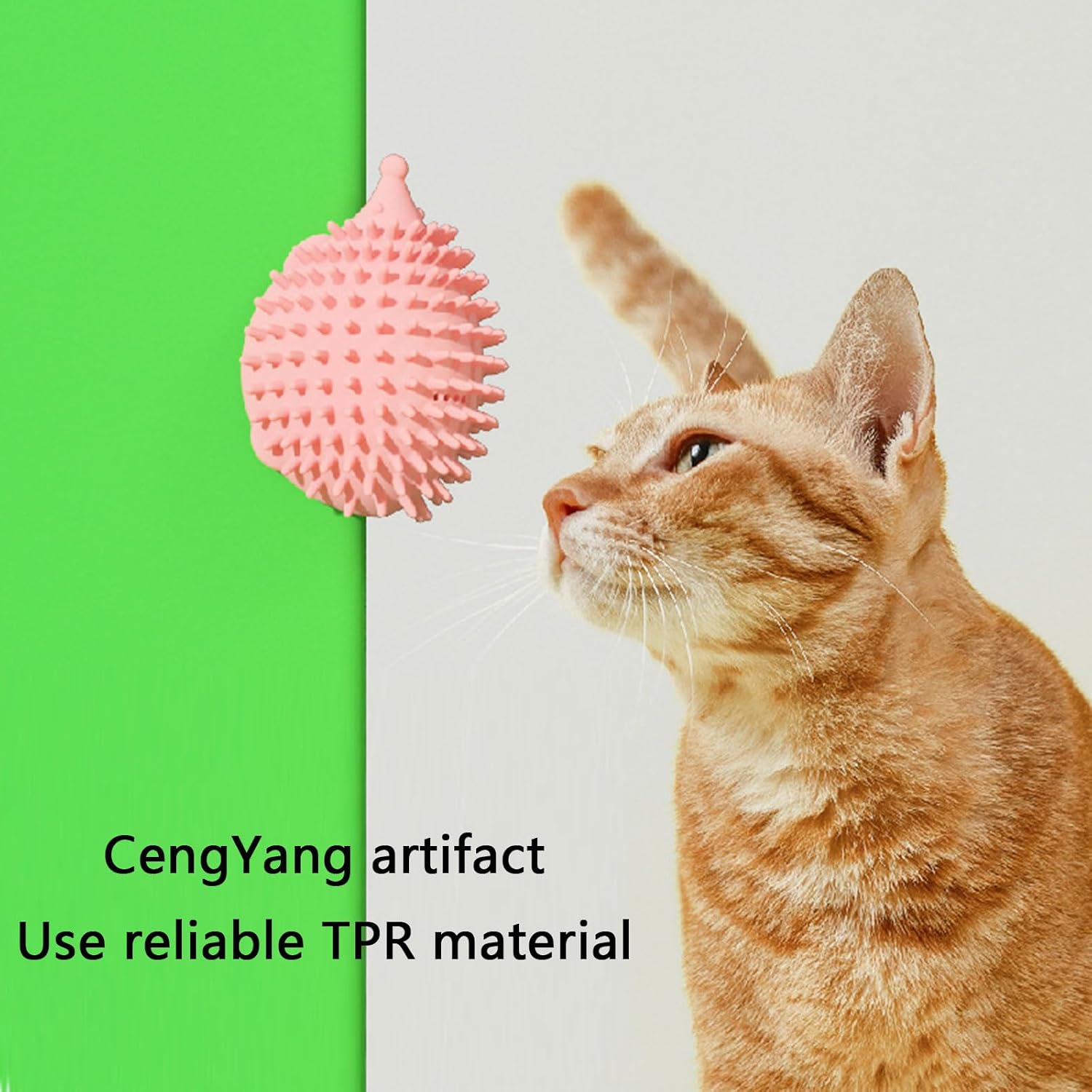 🎣 Gioco interattivo per gatti con asta flessibile e pallina