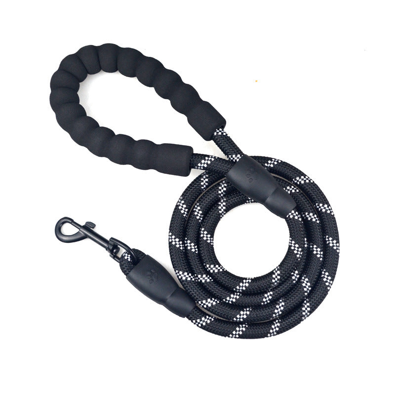 🐶 Guinzaglio resistente riflettente per cani in nylon con impugnatura morbida