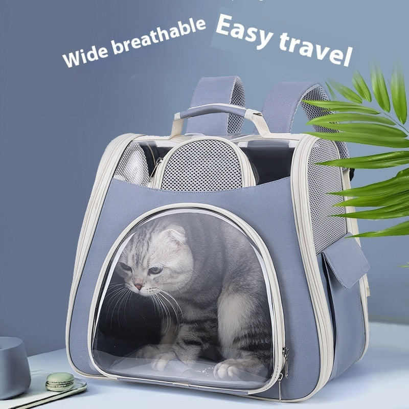 🐶🐱 Borsa pieghevole per animali domestici – trasportino portatile leggero e salvaspazio