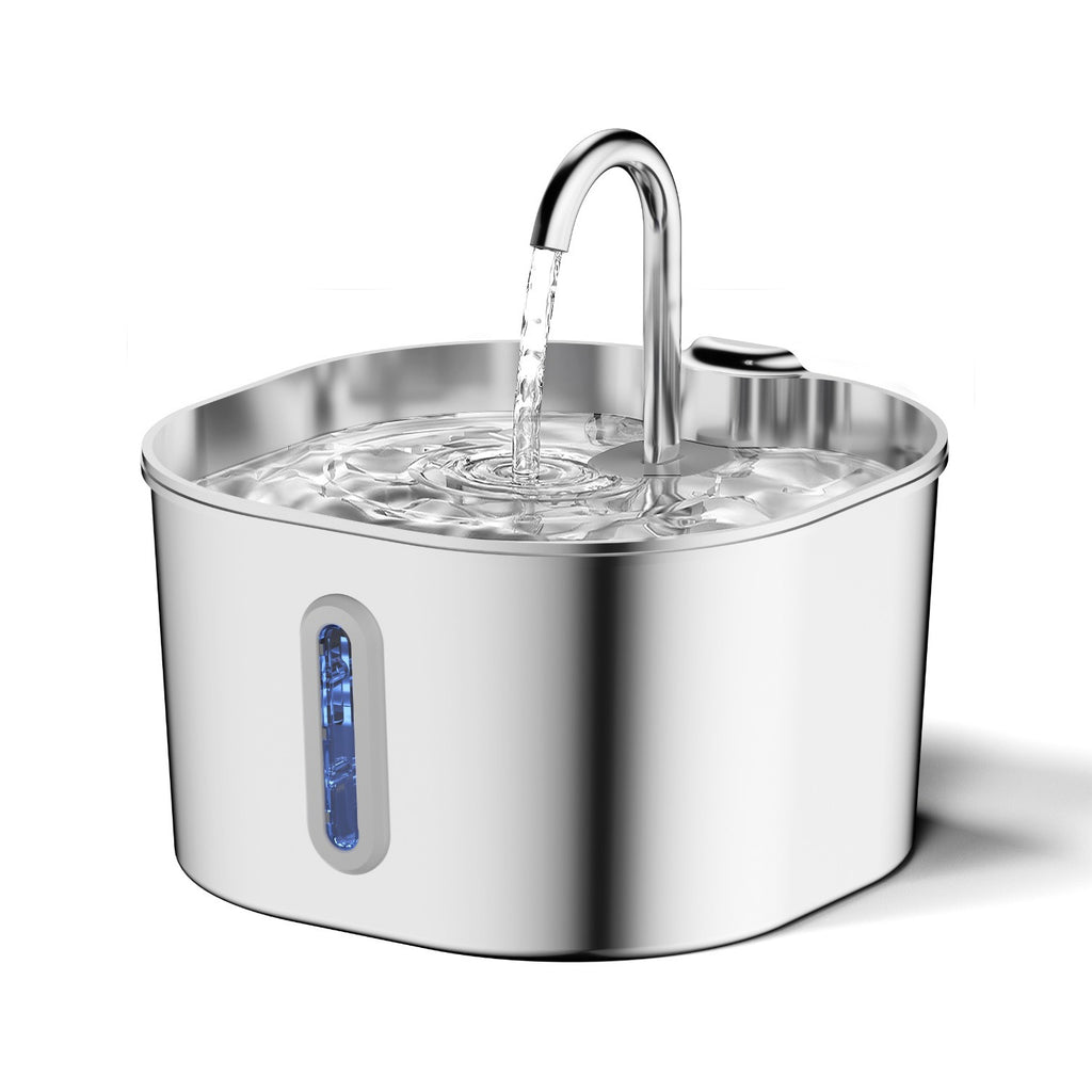 💧 Fontanella Automatica per Gatti e Cani in Acciaio Inox – Distributore d’Acqua con Filtro e Circolazione Continua