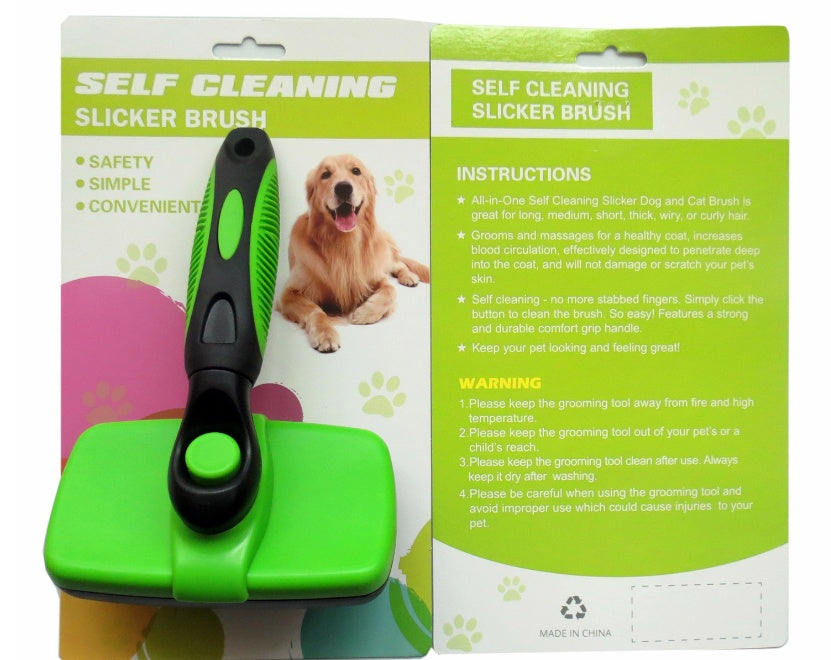 🐾 Spazzola Autopulente per Cani e Gatti – Rimuovi Peli con un Click, Toelettatura Facile