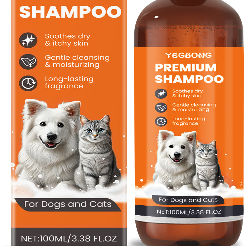 🐶🐱 Shampoo premium per cani e gatti – pelo morbido e pulito