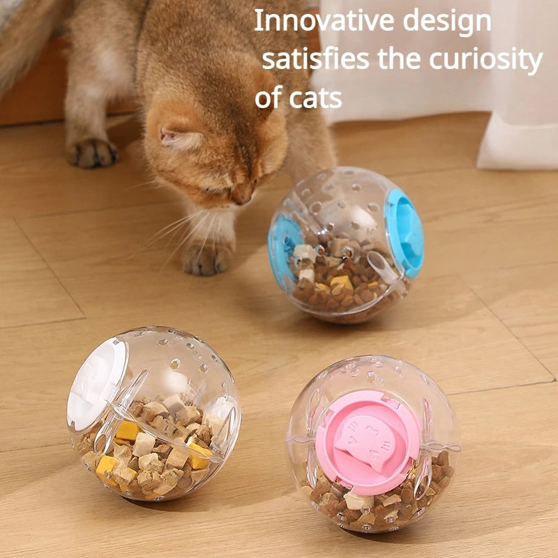 🎾 Giocattolo dispenser cibo per cani e gatti – palla interattiva anti-noia