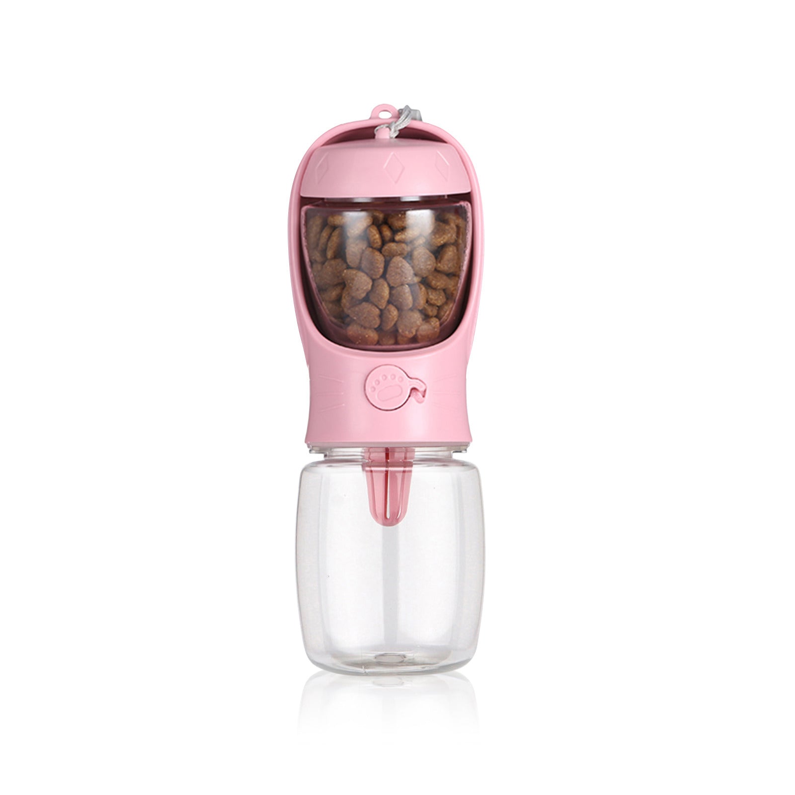 🐶 Bottiglia Portatile 2 in 1 per Cani – Acqua + Snack da Viaggio