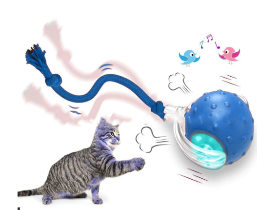 🐱 Palla Giocattolo Interattiva per Gatti – Pallina Automatica Rotolante Anti Noia