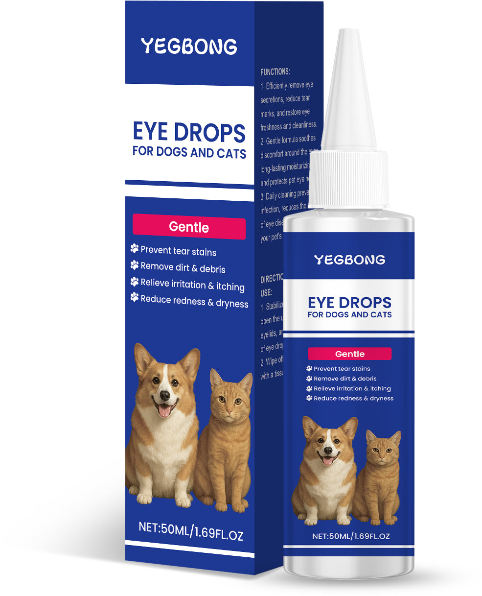 Gocce Detergenti per Occhi di Cani e Gatti – Rimozione Lacrimazione e Sporco 👁️ 🐶🐱
Pulizia delicata quotidiana