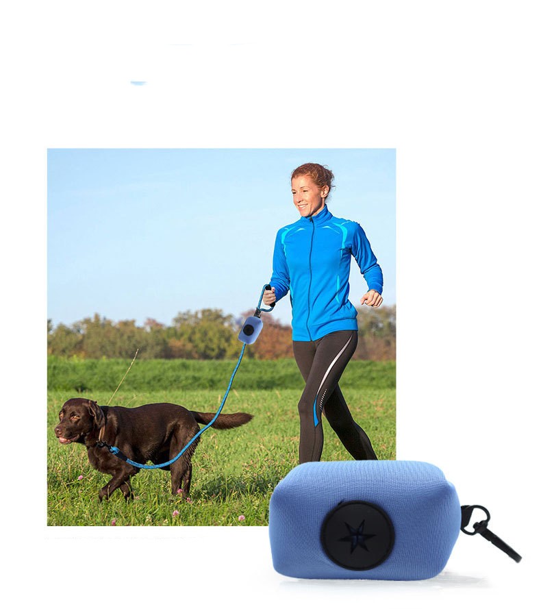🐶 Dispenser Sacchetti per Cani – Porta Sacchetti Compatto da Guinzaglio