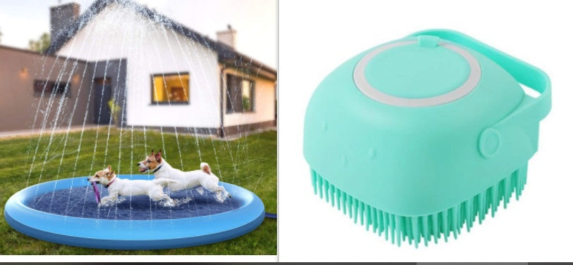 🐶 Tappetino Spruzza-Acqua per Cani – Piscina Gioco Rinfrescante da Giardino