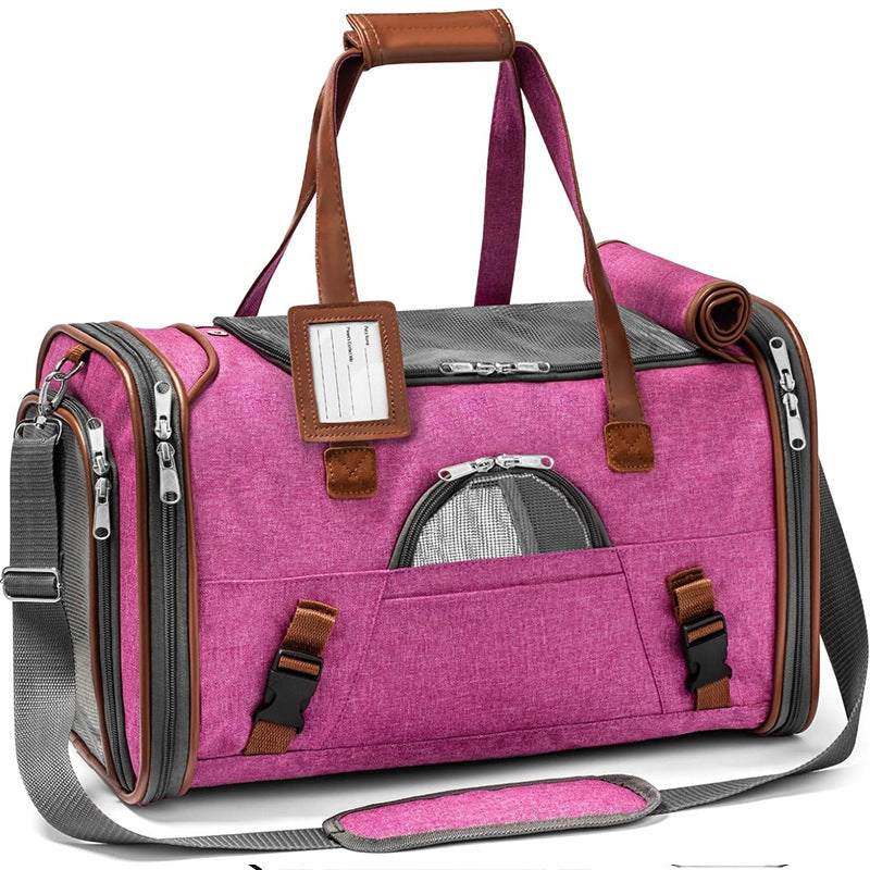 🐶 Borsa trasporto premium per cani e gatti – ideale per viaggi e spostamen