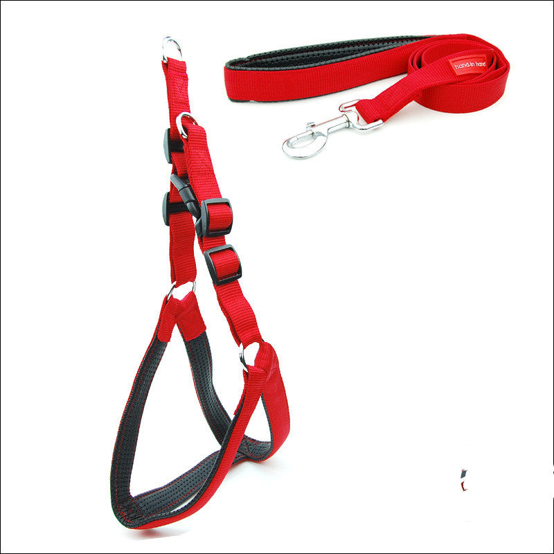 🐶 Set pettorina e guinzaglio per cani – imbottita, riflettente e resistente