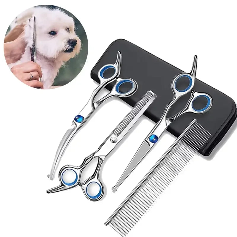Forbici Professionali per Toelettatura Cani e Gatti ✂️🐶🐱