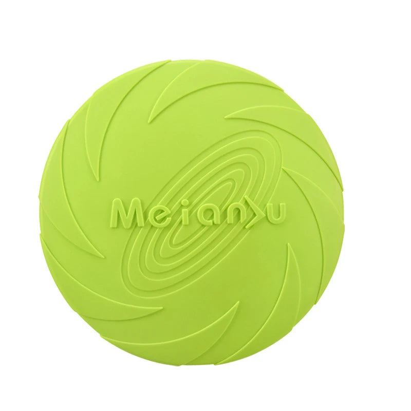 🐶 Disco Volante in Silicone per Cani – Gioco Interattivo Resistente da Addestramento