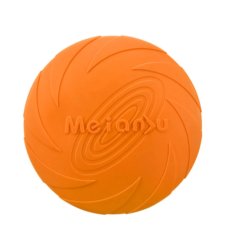 🐶 Disco Volante in Silicone per Cani – Gioco Interattivo Resistente da Addestramento