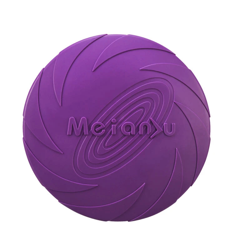 🐶 Disco Volante in Silicone per Cani – Gioco Interattivo Resistente da Addestramento