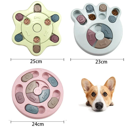 Gioco Interattivo Puzzle per Cani e Gatti – Dispenser Snack e Ciotola Antingozzamento 🐶🐱🧩