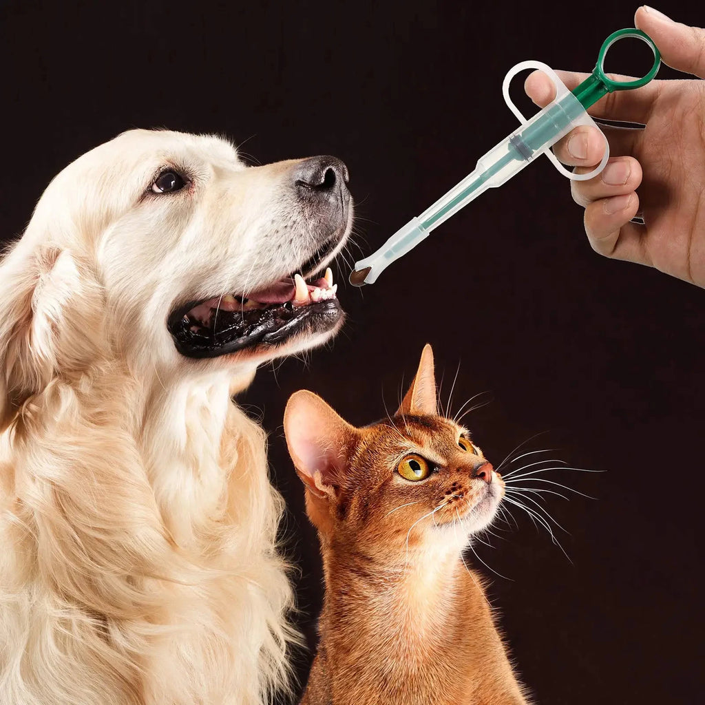 Dispenser per Farmaci per Cani e Gatti – Dosatore per Pillole e Capsule 🐶🐱💊 Somministratore di Pillole per Animali –🐾💊