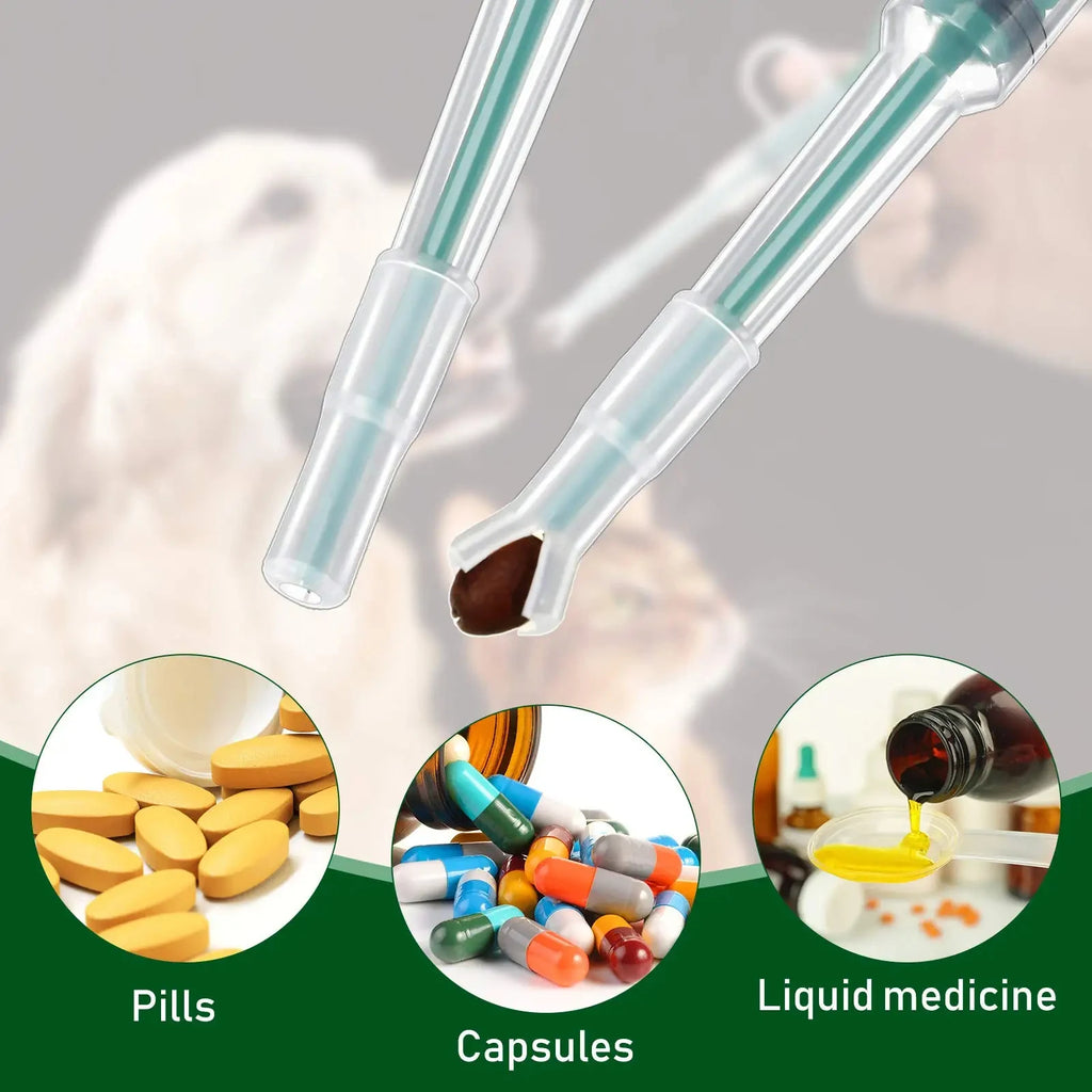Dispenser per Farmaci per Cani e Gatti – Dosatore per Pillole e Capsule 🐶🐱💊 Somministratore di Pillole per Animali –🐾💊