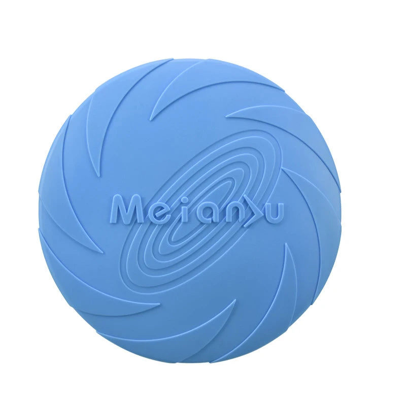 🐶 Disco Volante in Silicone per Cani – Gioco Interattivo Resistente da Addestramento