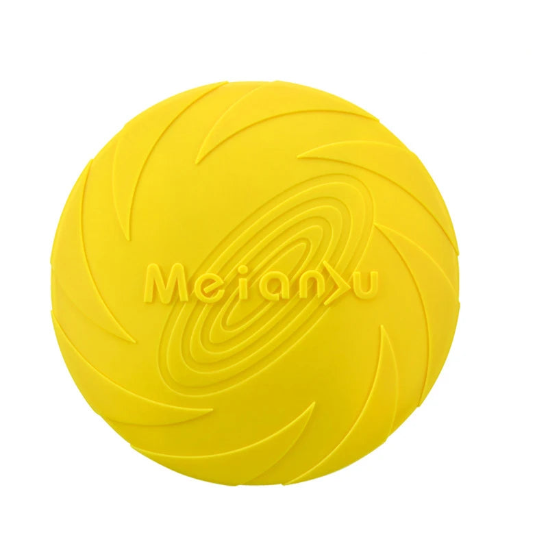 🐶 Disco Volante in Silicone per Cani – Gioco Interattivo Resistente da Addestramento