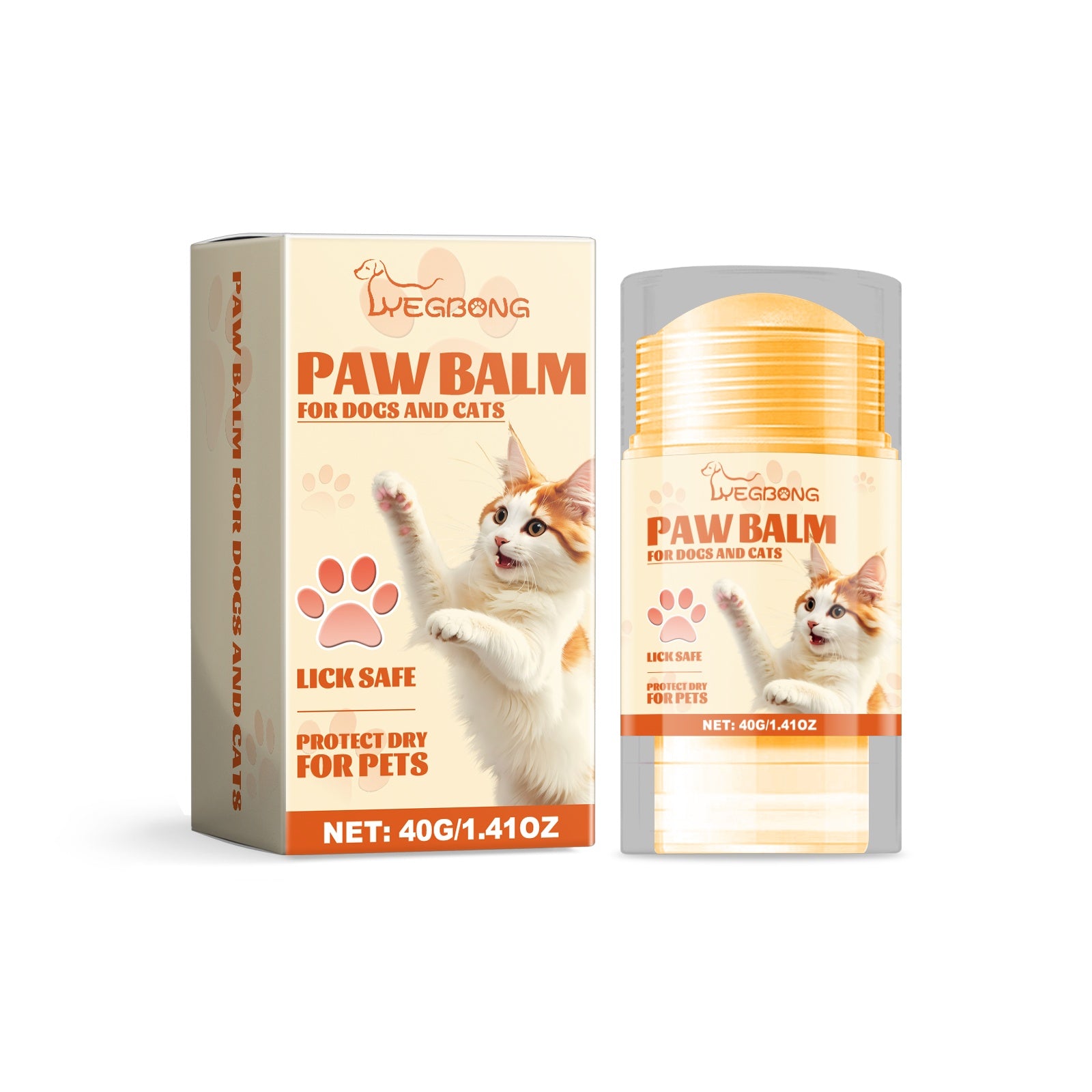 🐶🐱 Balsamo protettivo per zampe cani e gatti – nutriente e lenitivo