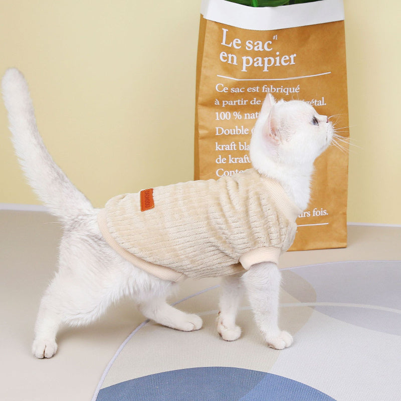 🐶🐱 Maglioncino caldo autunno inverno per cani e gatti – stile floreale