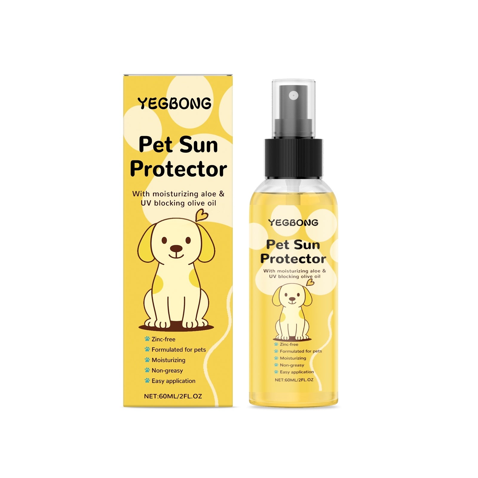 🐶☀️ Spray solare per cani – protezione UV e idratazione delicata