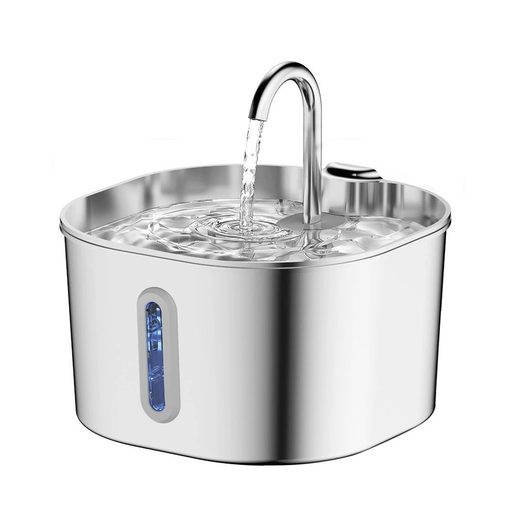 💧 Fontanella Automatica per Gatti e Cani in Acciaio Inox – Distributore d’Acqua con Filtro e Circolazione Continua