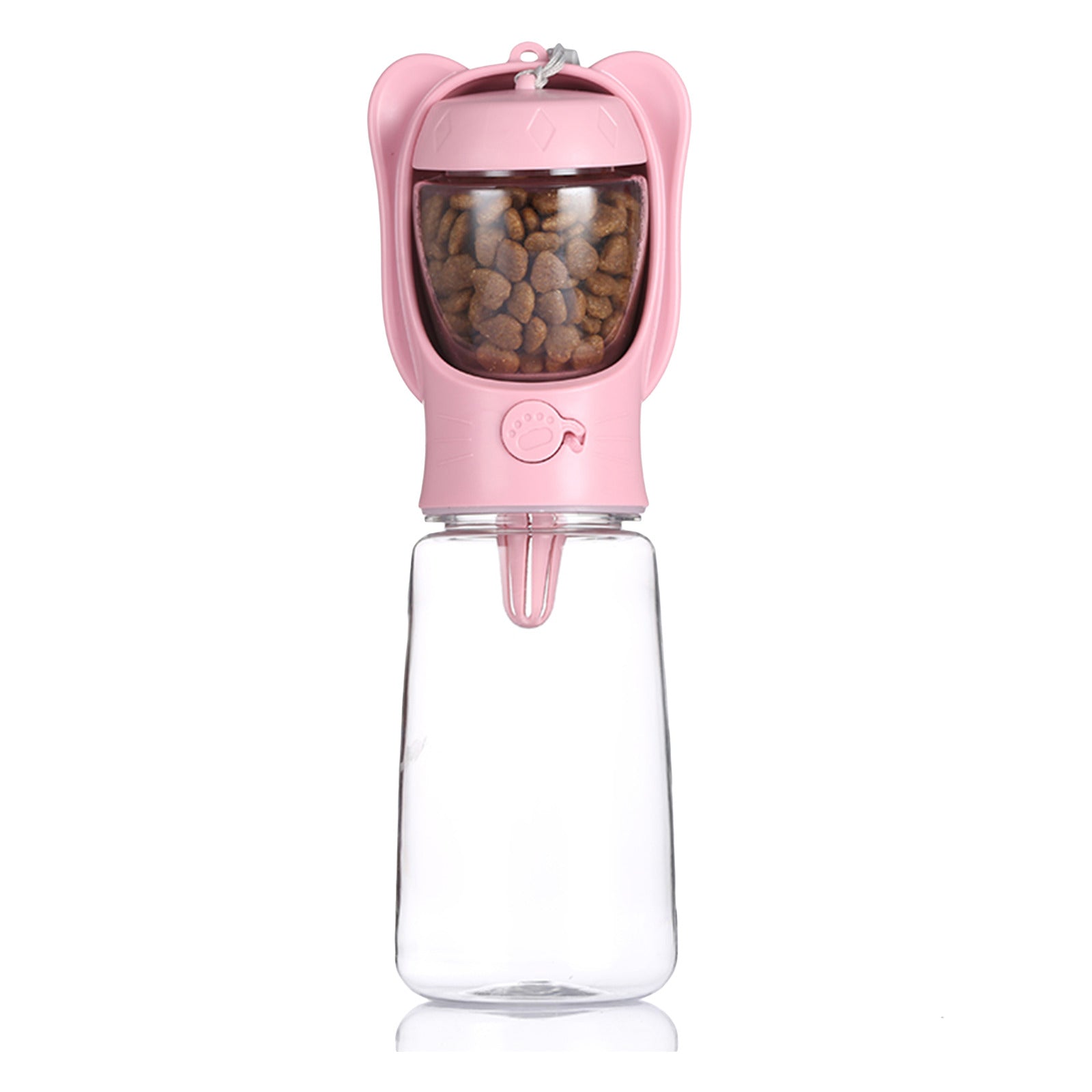 🐶 Bottiglia Portatile 2 in 1 per Cani – Acqua + Snack da Viaggio