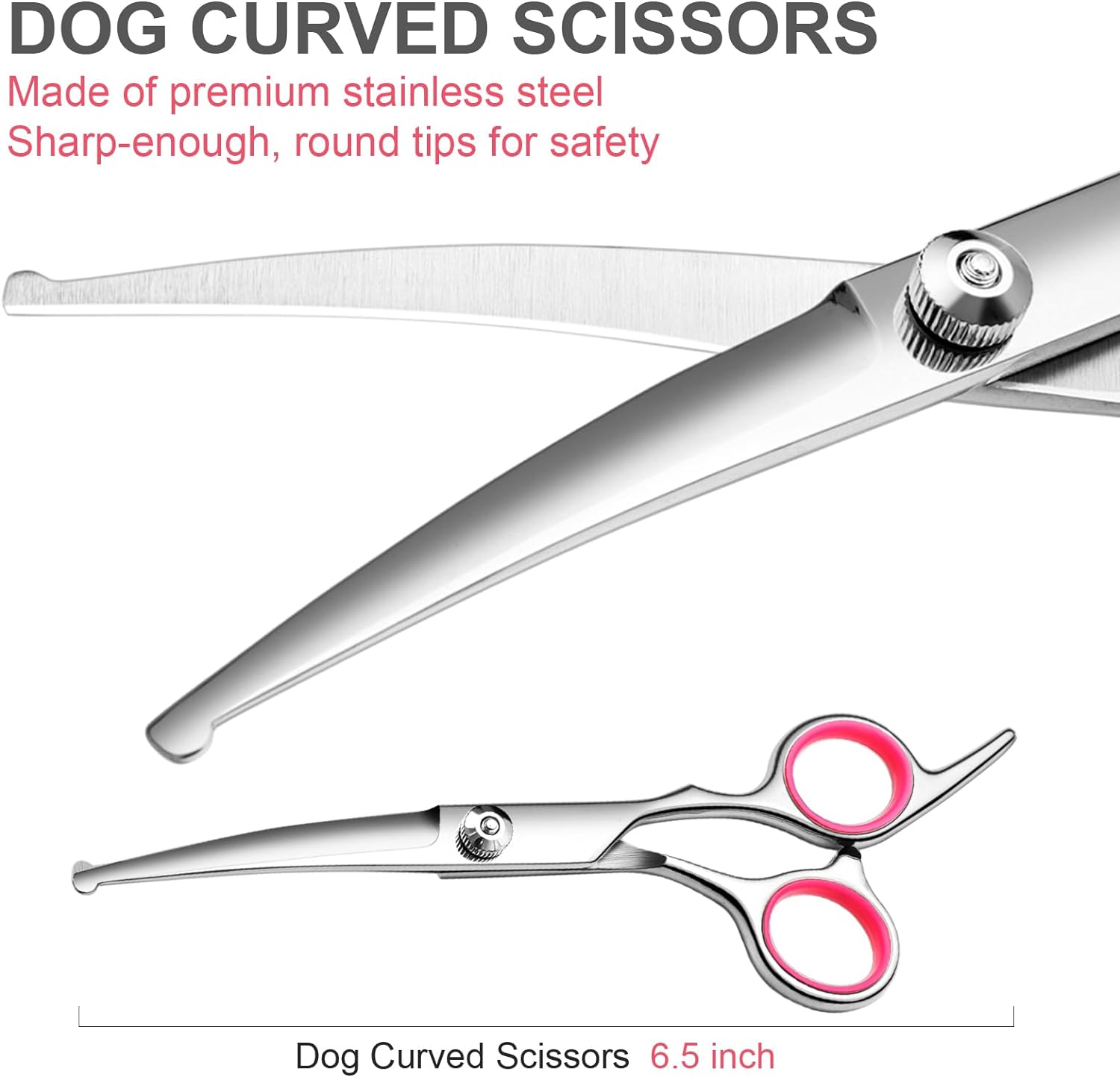 🐶🐱 Set forbici professionali per toelettatura – dritte, sfoltitrici e pettin