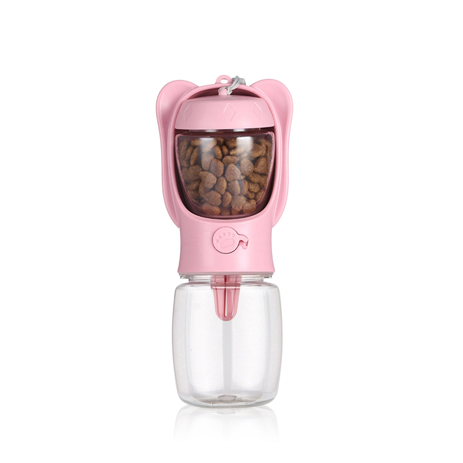 🐶 Bottiglia Portatile 2 in 1 per Cani – Acqua + Snack da Viaggio
