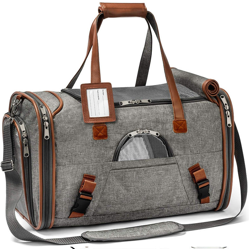 🐶 Borsa trasporto premium per cani e gatti – ideale per viaggi e spostamen