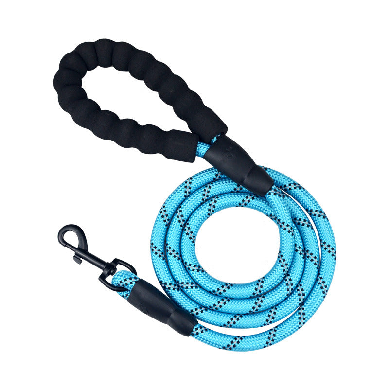 🐶 Guinzaglio resistente riflettente per cani in nylon con impugnatura morbida