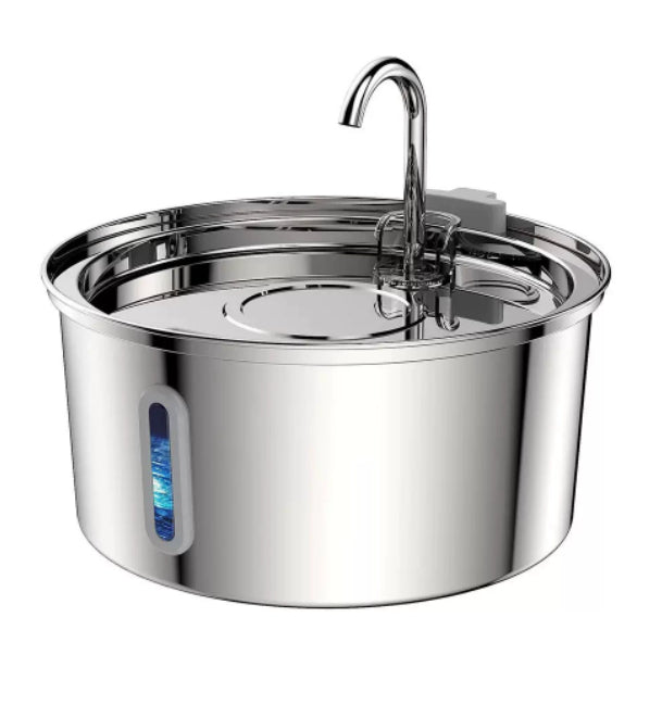 💧 Fontana Automatica per Cani e Gatti in Acciaio Inox – Acqua Fresca e Filtrata 24/7