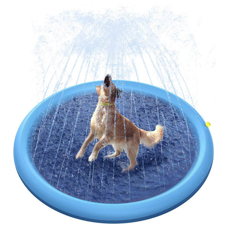 🐶 Tappetino Spruzza-Acqua per Cani – Piscina Gioco Rinfrescante da Giardino